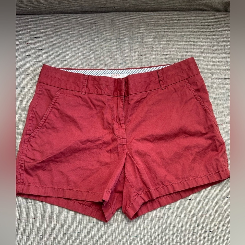 New J. Crew women Red Women's shorts size 4